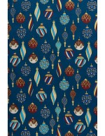 Kuusenkoristeet -puuvilla (3 väriä)